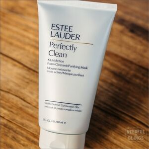 Estee Lauder Perfectly Clean Foam Cleanser & Purifying Mask 5 oz New